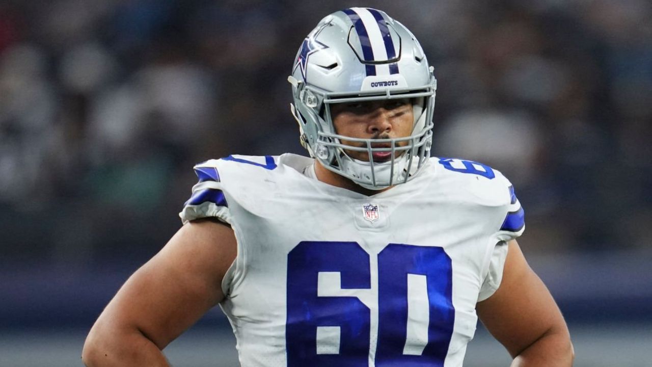 OL Isaac Alarcón con los Dallas Cowboys