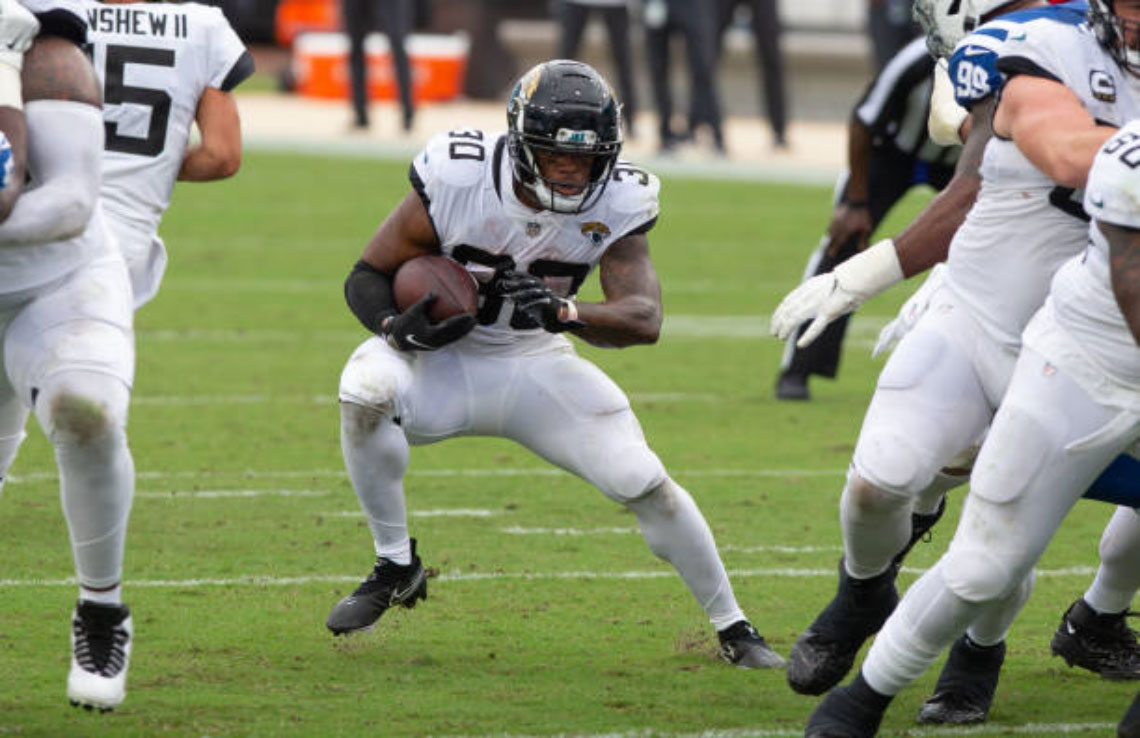 James Robinson, RB de los Jacksonville Jaguars. Foto: Getty Images.