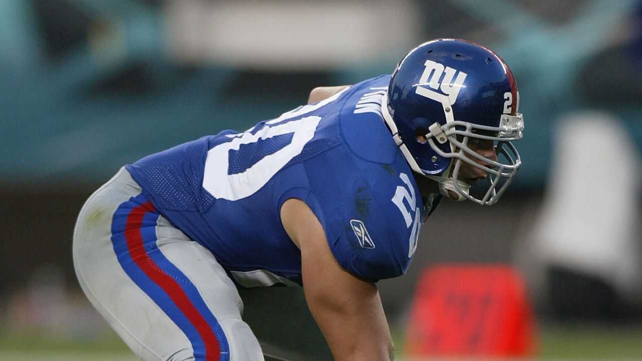 FB Jim Finn con los New York Giants