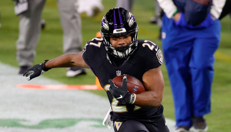 RB J.K. Dobbins, Baltimore Ravens