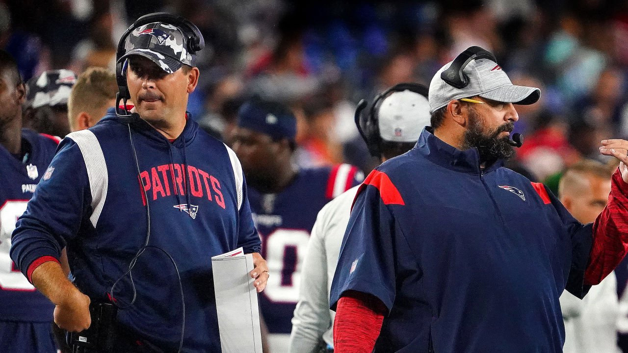 Joe Judge y Matt Patricia. New England Patriots