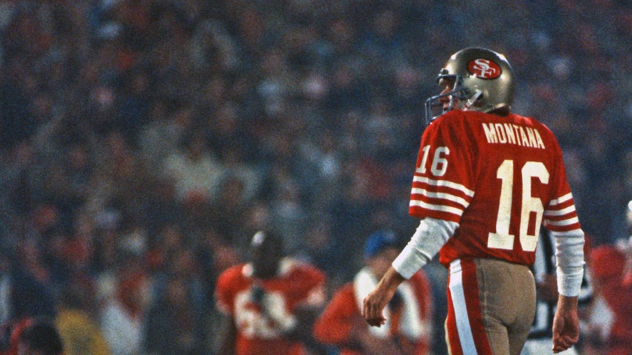 QB Joe Montana con los San Francisco 49ers