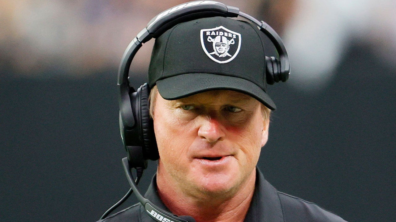 Jon Gruden, ex HC de Las Vegas Raiders