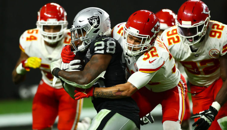 Josh Jacobs Chiefs Raiders Week 11