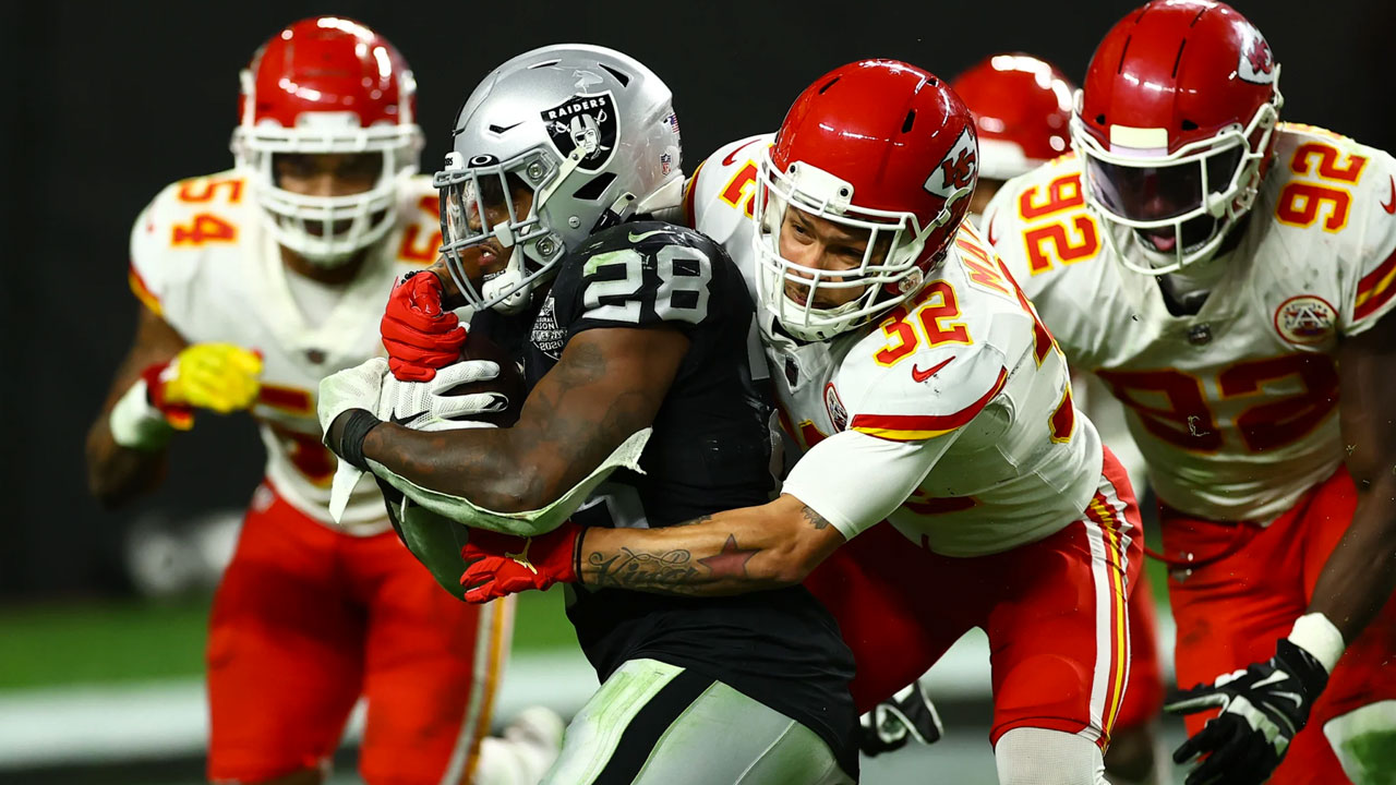 Josh Jacobs Chiefs Raiders Week 11