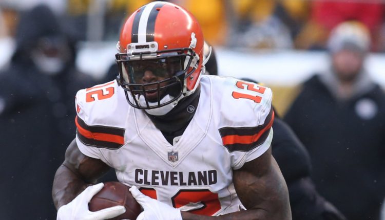 WR Josh Gordon con los Browns en 2018