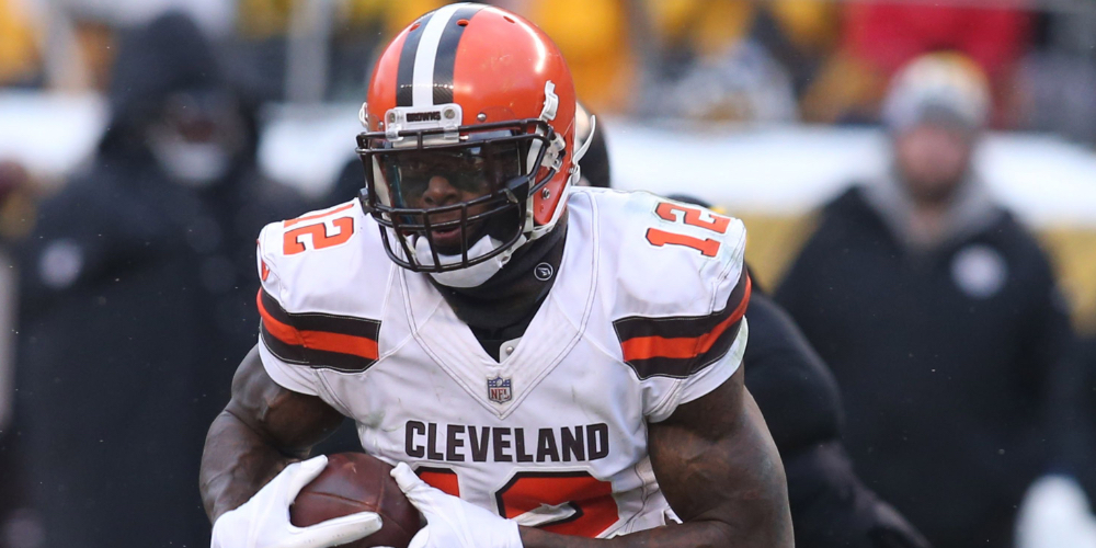 WR Josh Gordon con los Browns en 2018