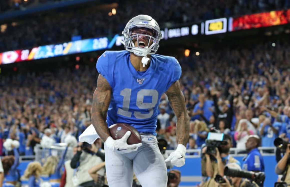 WR Kenny Golladay de los Lions