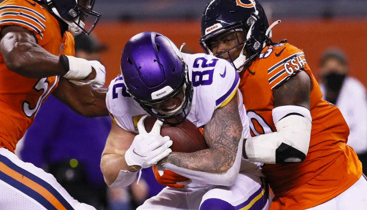 Kyle Rudolph Vikings Bears Week 10