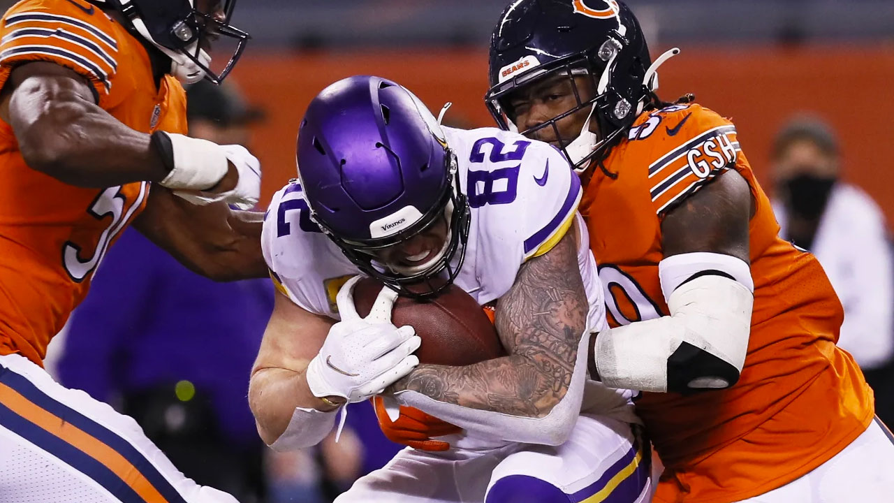 Kyle Rudolph Vikings Bears Week 10