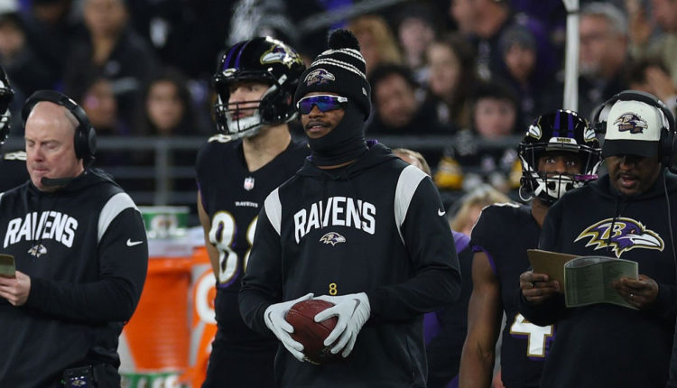 Lamar Jackson, QB de los Baltimore Ravens.