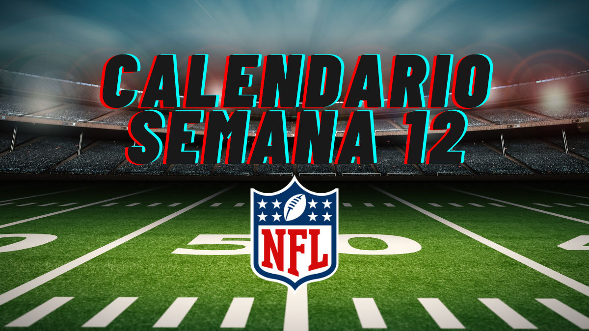 Calendario Semana 12 – Temporada NFL 2025