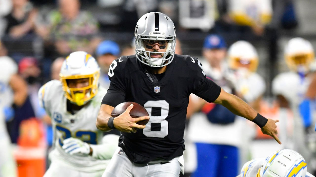 QB Marcus Mariota con Las Vegas Raiders