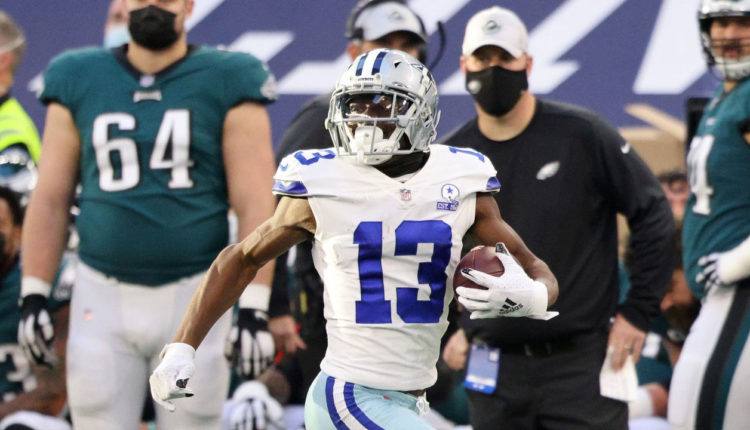 WR Michael Gallup de los Dallas Cowboys.