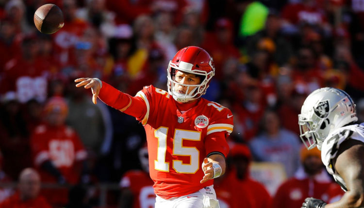 QB Patrick Mahomes, Kansas City Chiefs