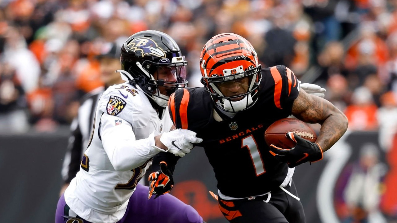 CB Marcus Williams, Baltimore Ravens; y WR Ja'Marr Chase, Cincinnati Bengals