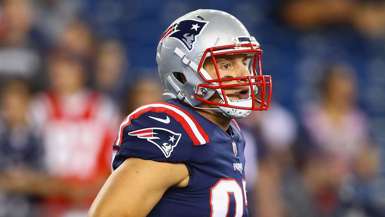 TE Rob Gronkowski con los New England Patriots