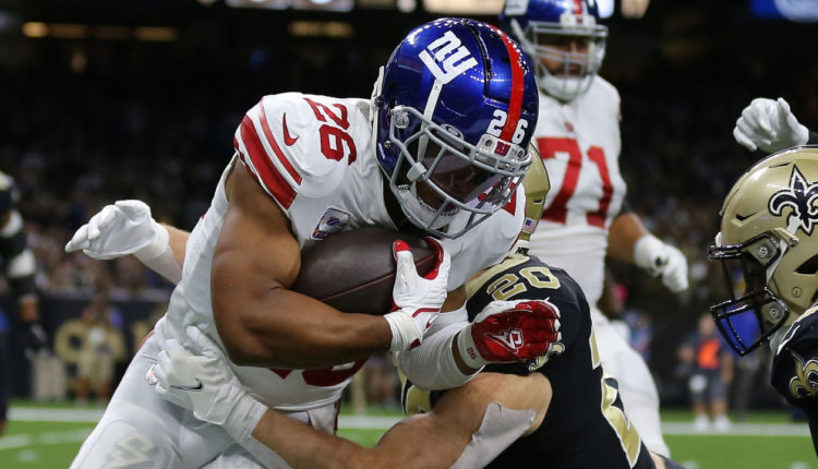 Saquon Barkley, RB de los Giants.