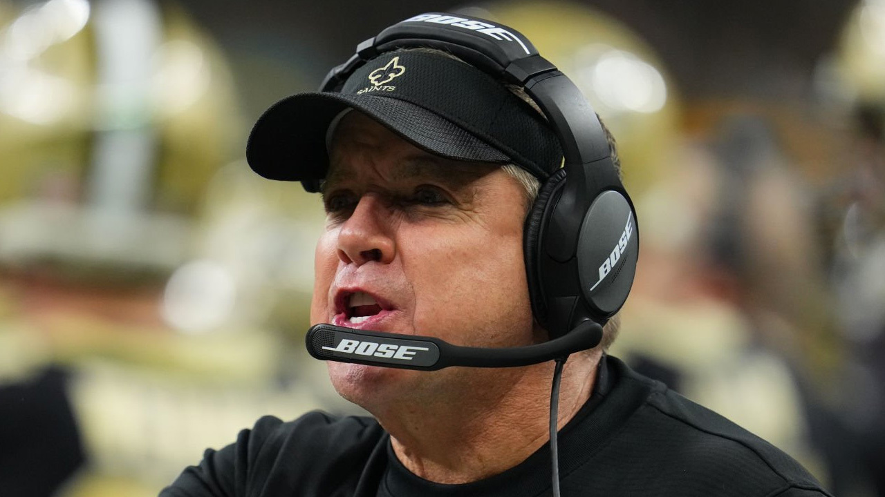 HC Sean Payton con los New Orleans Saints