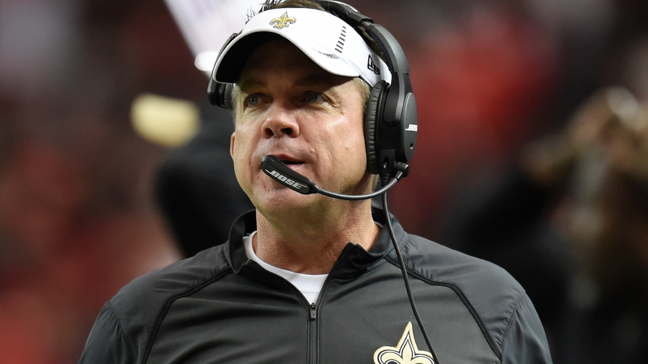 HC Sean Payton con los New Orleans Saints