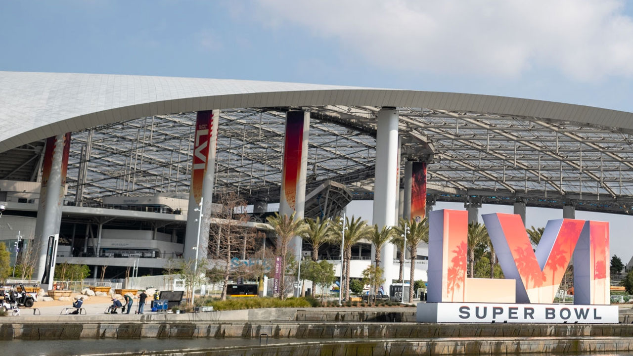 SoFi Stadium en Inglewood, California. Hogar del Super Bowl LVI.