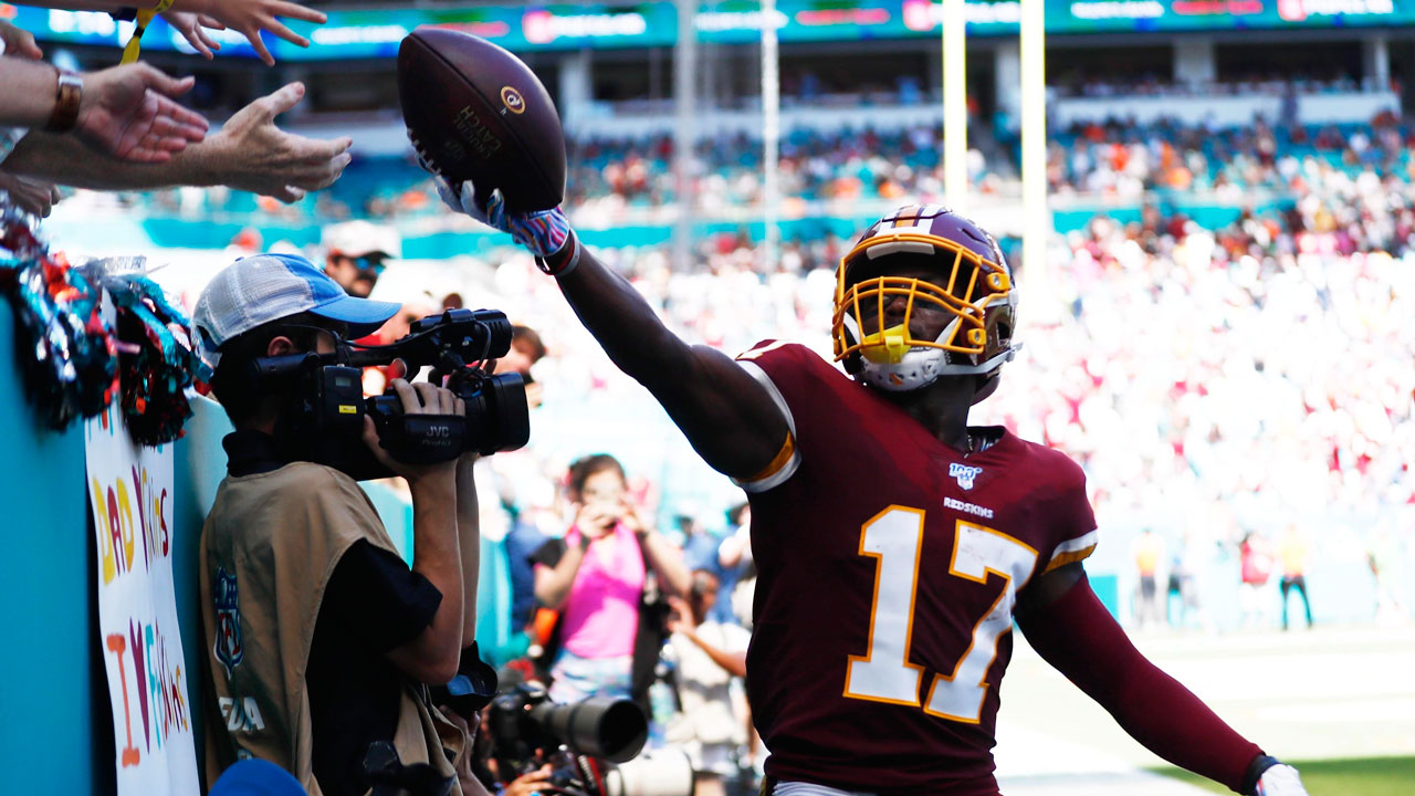Terry McLaurin es nuevo jugador de los Miami Dolphins