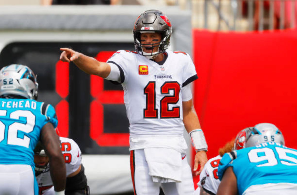 Tom Brady (12) QB de los Tampa Bay Buccaneers. Foto Getty Images.