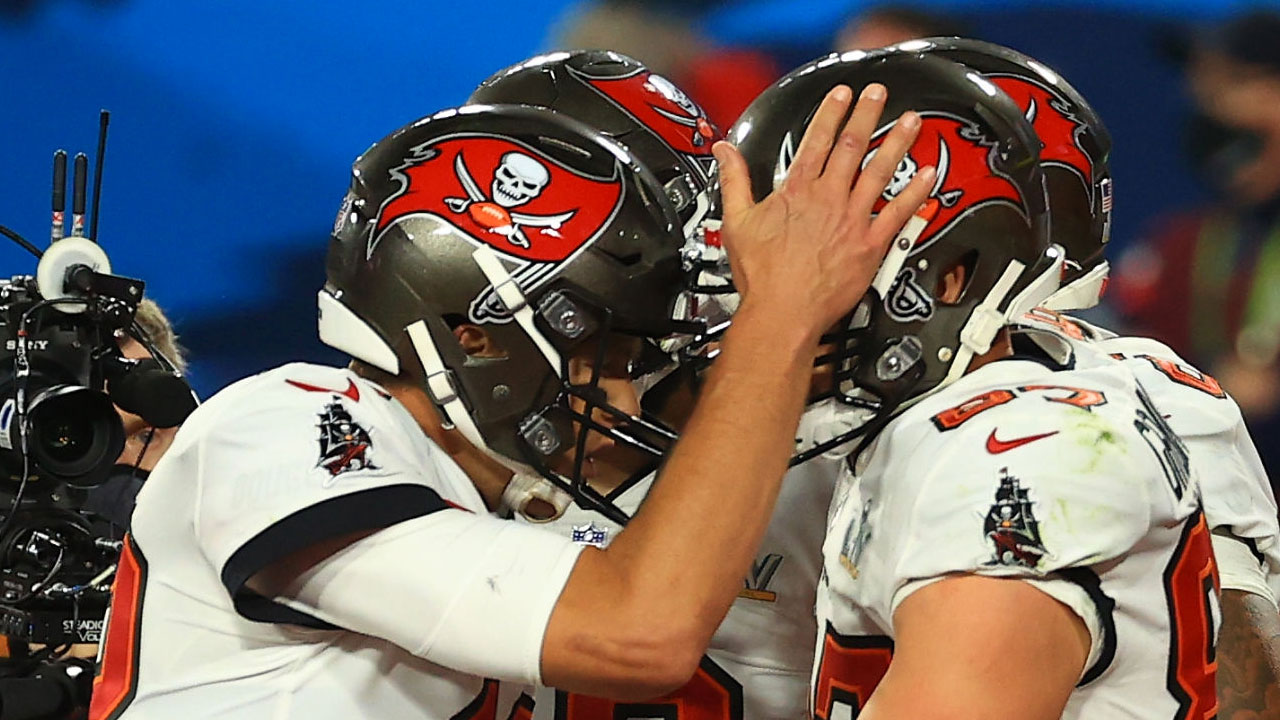 QB Tom Brady y TE Rob Gronkowski, Tampa Bay Buccaneers