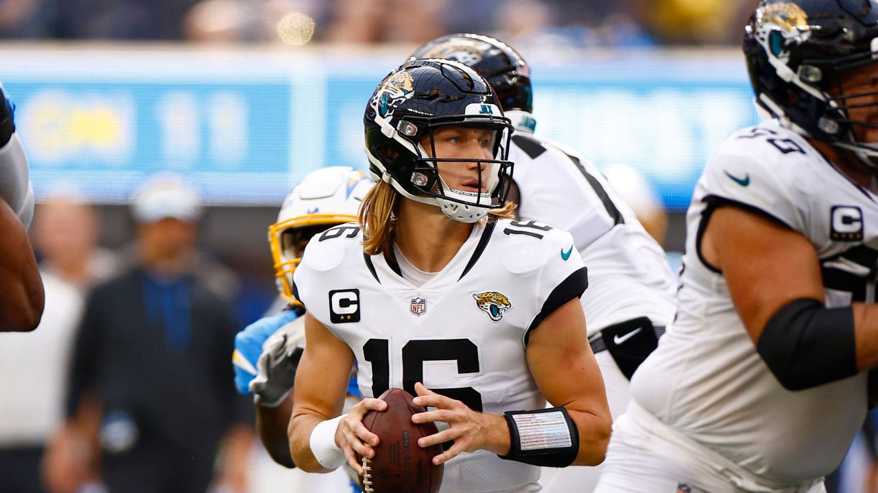 Trevor Lawrence, QB de los Jacksonville Jaguars.