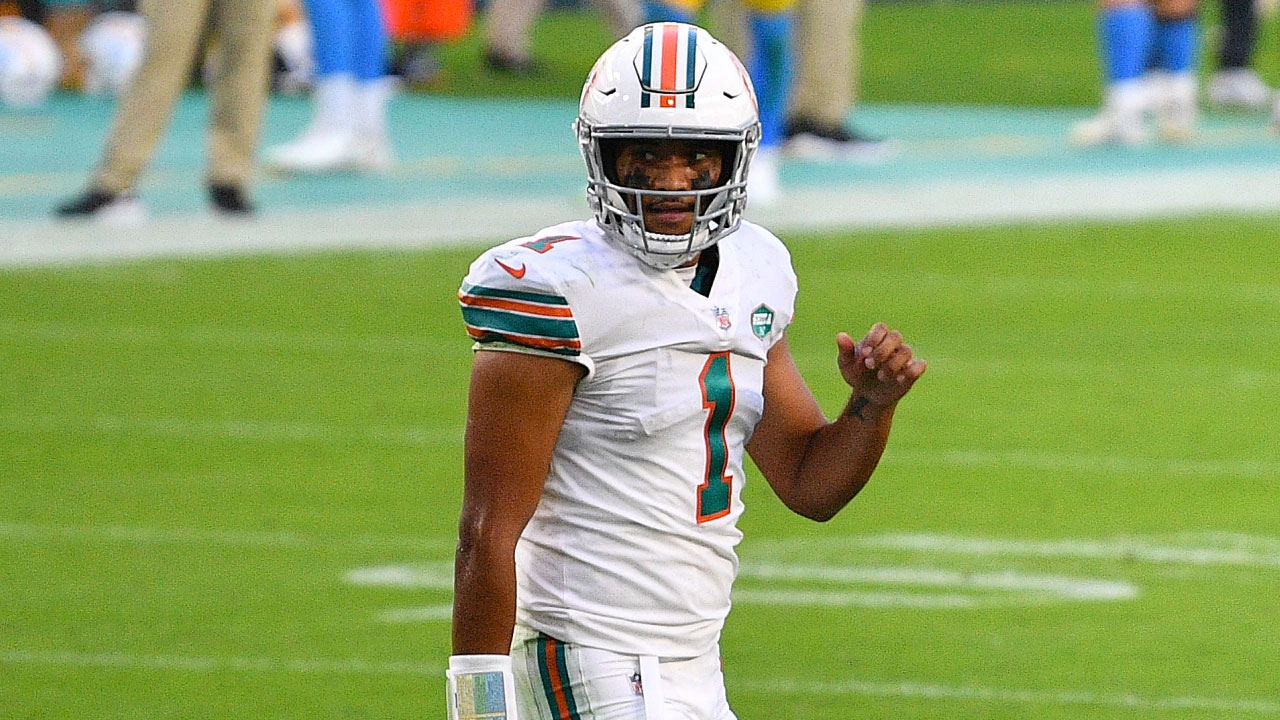 QB Tua Tagovailoa, Miami Dolphins.