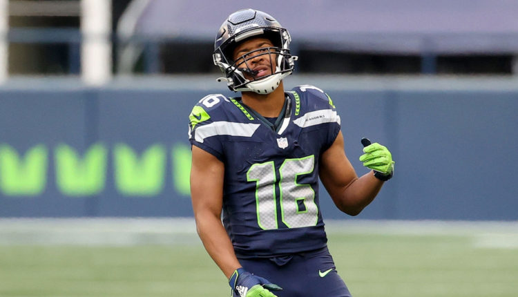 WR Tyler Lockett de los Seattle Seahawks.