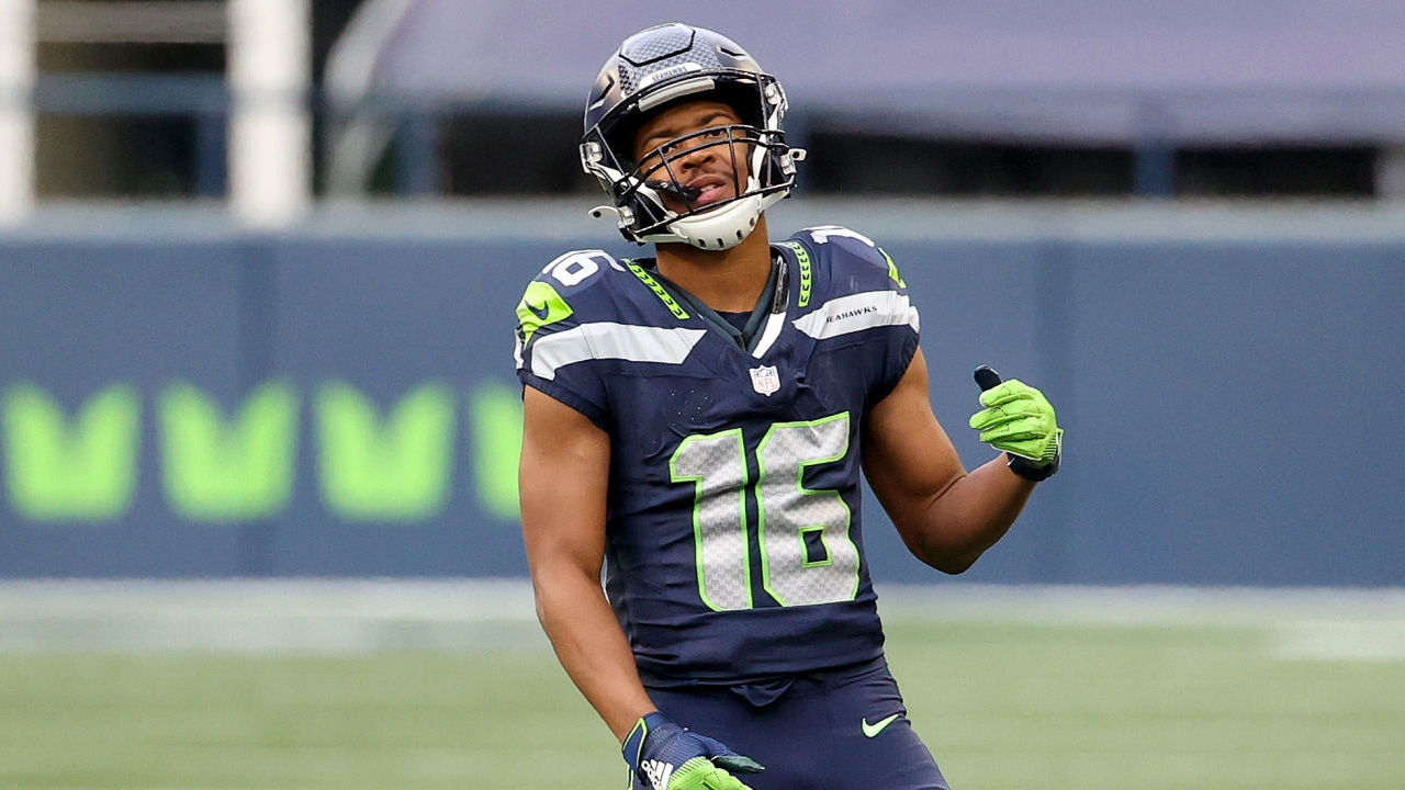 WR Tyler Lockett de los Seattle Seahawks.