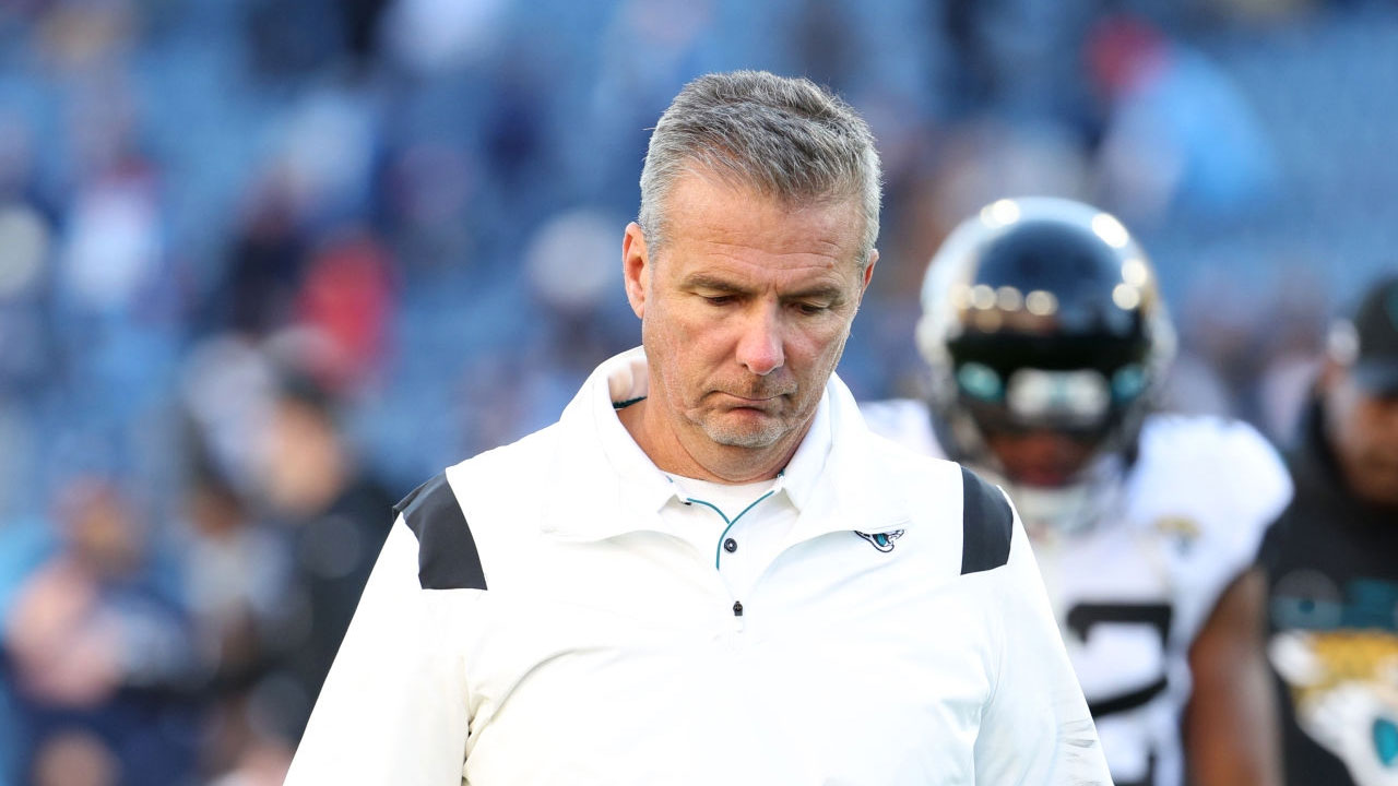 Urban Meyer, ex head coach de los Jacksonville Jaguars.