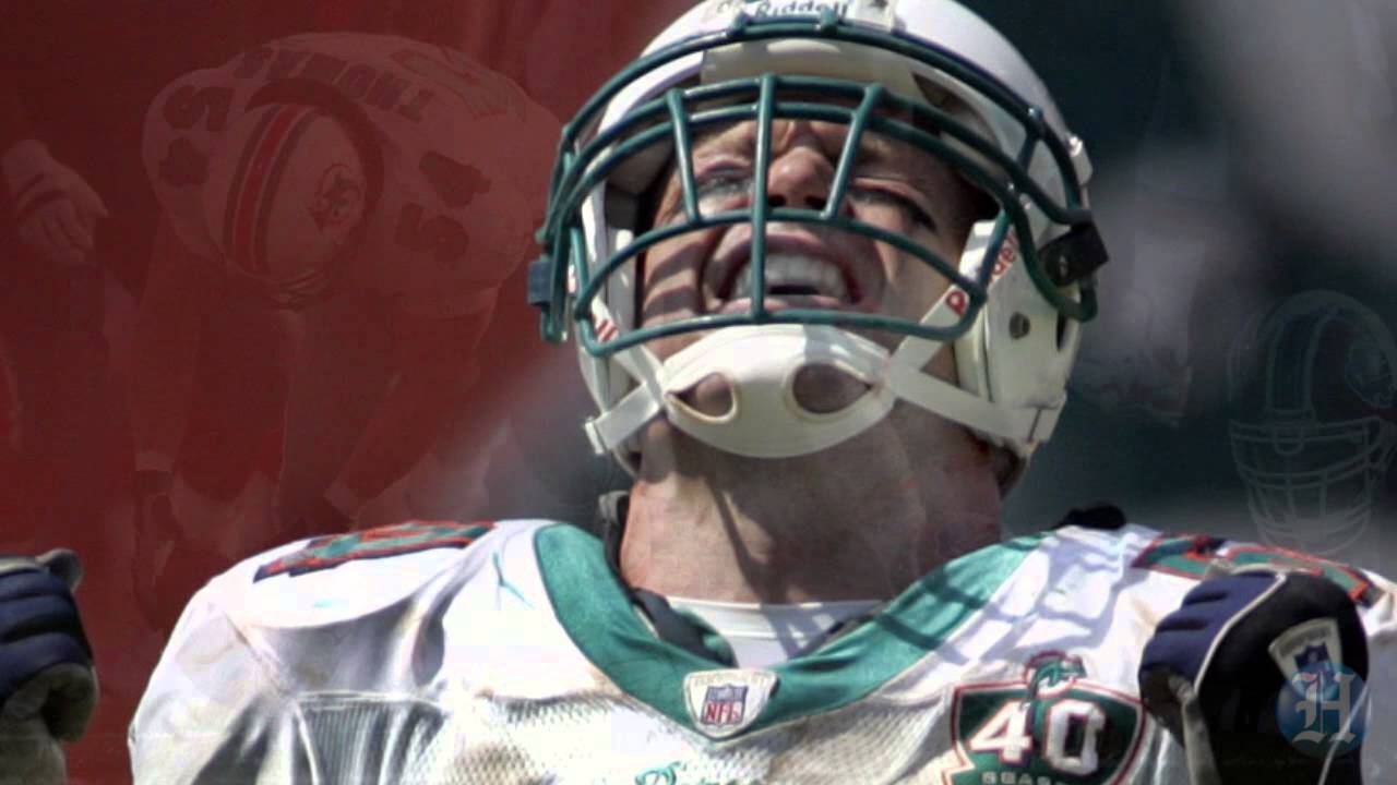 Zach Thomas. ex-linebacker de los Miami Dolphins. Imagen tomada de Youtube.com